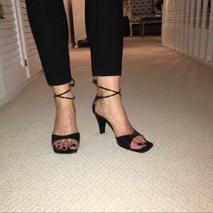 Cute ankle laced heels